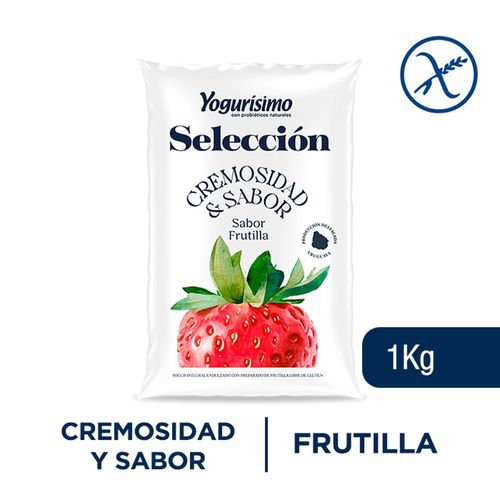 Yogur YOGURÍSIMO Selección Frutilla 1 kg