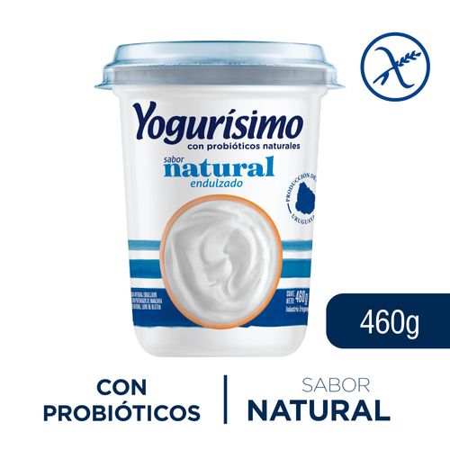 YOGURÍSMO Natural Endulzado 480 g