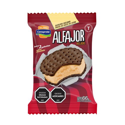 Helado alfajor dulce de leche CONAPROLE 66 g