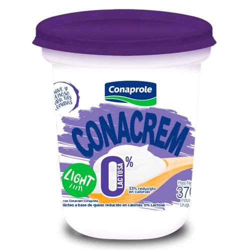 Conacrem light 0% lactosa CONAPROLE 370 g