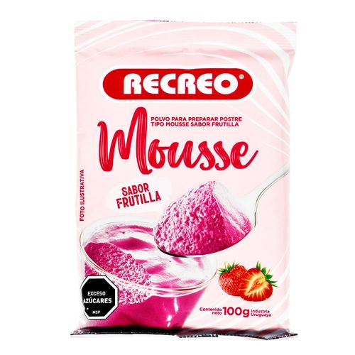 Mousse frutilla RECREO 100 g