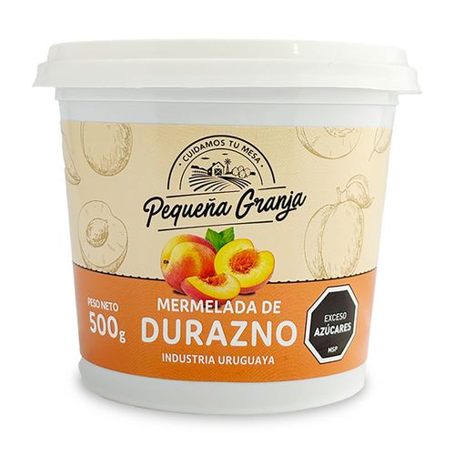 Mermelada de durazno PEQUEÑA GRANJA 500 g