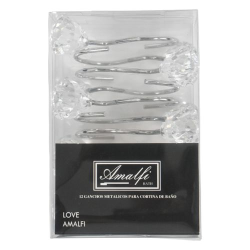 Ganchos Metal para Cortina Baño Cristal