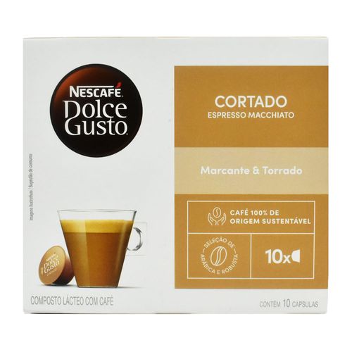 Cápsulas Cortado DOLCE GUSTO 10 un.
