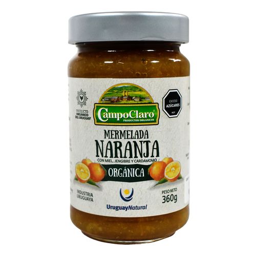 Mermelada Naranja Orgánica CAMPOCLARO 360 g