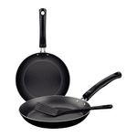 Set-x-2-sartenes-antiadherentes-gris-y-espatula-TRAMONTINA-0