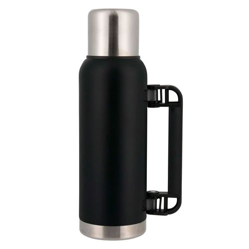 Termo 1 L doble pared negro mate + tapón extra tritón