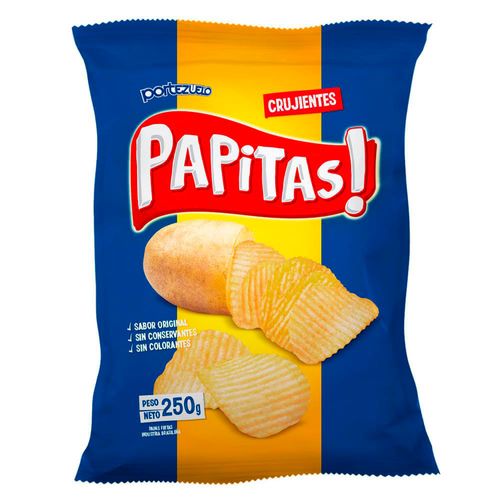 Papas Fritas Onduladas PORTEZUELO 250 g