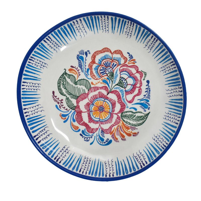 Ensaladera-Irregular-Melamina-Bambu-33-cm-Floral-0