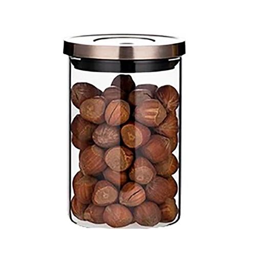 Frasco vidrío 330 ml con tapa acero