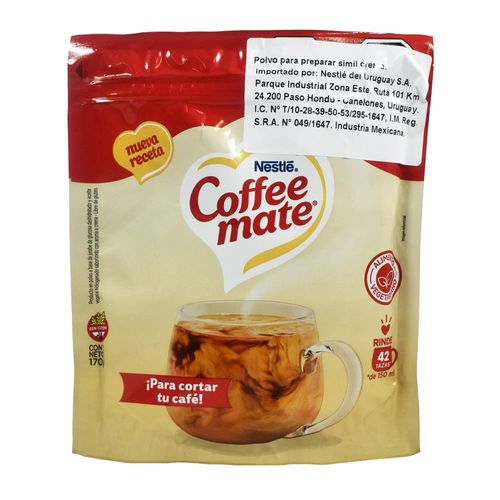 Crema para café coffee mate NESTLE doypack 170 g