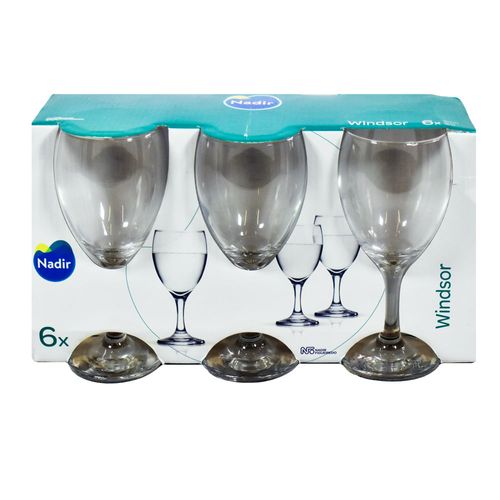 Set x 6 copas agua WINDSOR
