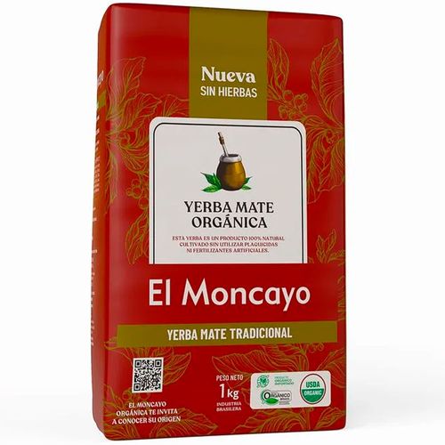 Yerba EL MONCAYO Orgánica Tradicional 1 kg