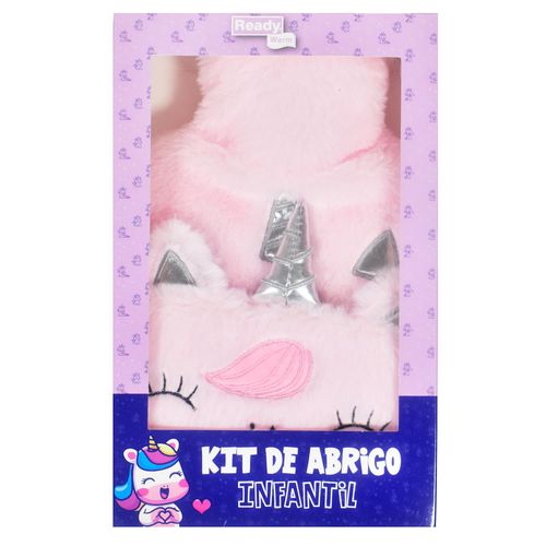 Bolsa de Agua Caliente con Funda + Antifaz Unicornio