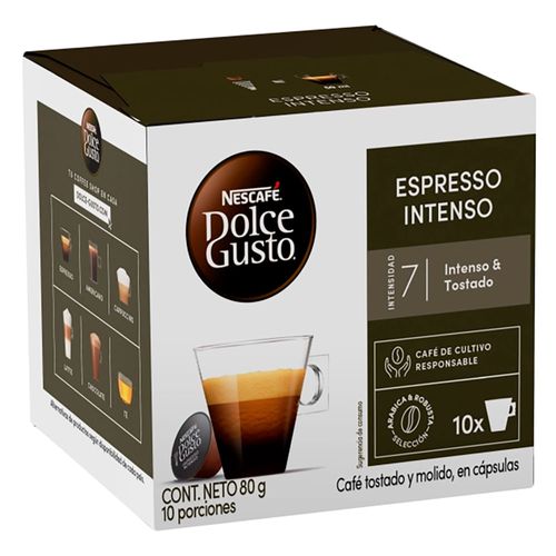 Cápsulas de Café Espresso Intense DOLCE GUSTO 10 un.