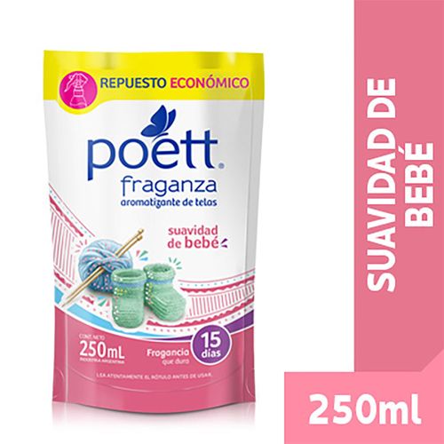 Perfumador de tela POETT bebe 250 cc
