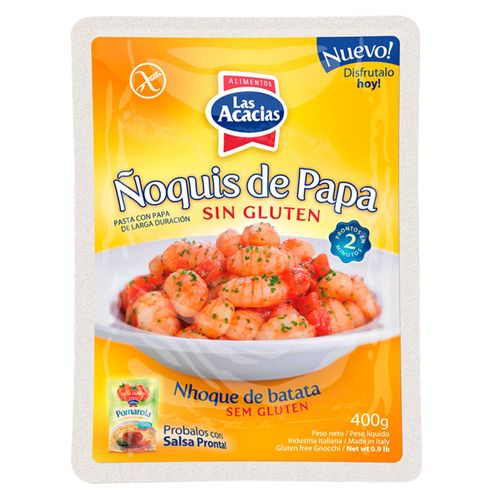 Ñoquis de papa sin gluten LAS ACACIAS 500 g