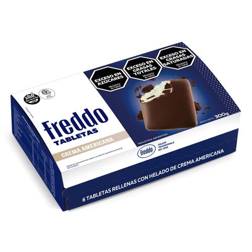 Tableta Americana FREDDO chocolate crema x 6 un. 300 g