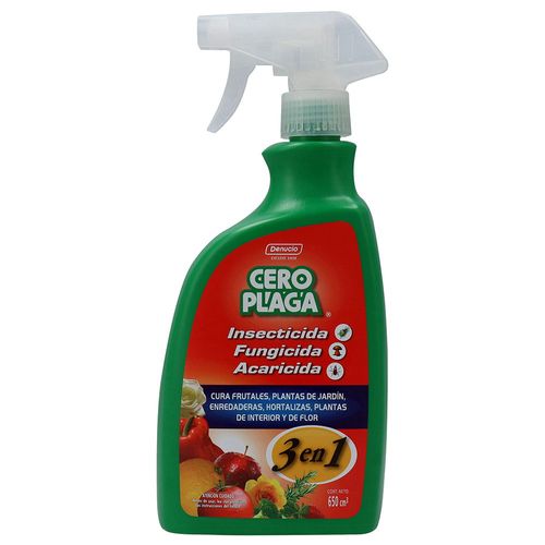 CERO PLAGA 3 en 1 insecticida fungicida y acaricida