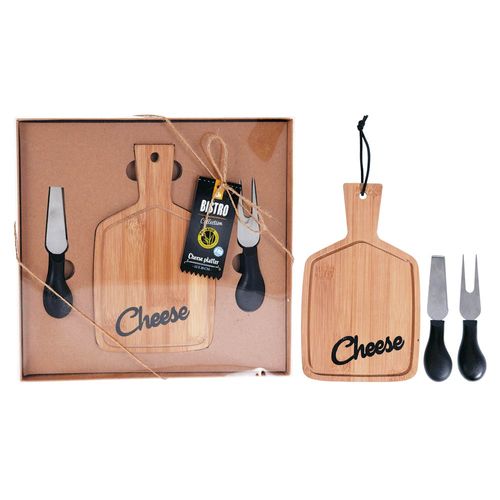 Tabla con cuchillos para queso
