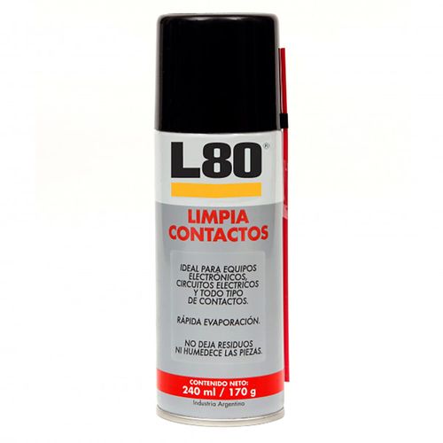 Lubricante L80 spray limpia contactos 170 g 240 ml