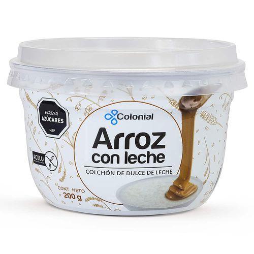 Arroz con leche y dulce de leche COLONIAL 200 g