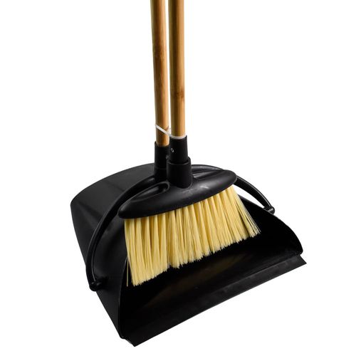 Set pala + escoba en bambú PRECIO LÍDER negro