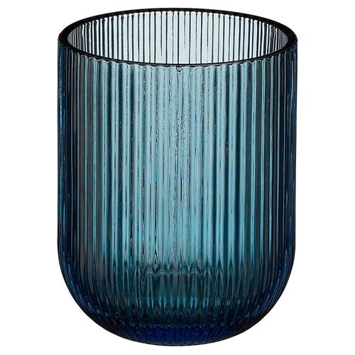 Vaso de  vidrío 95 x 75 cm azul