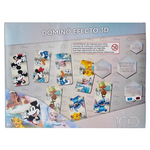 Dominó efecto 3D Disney 100 Junior