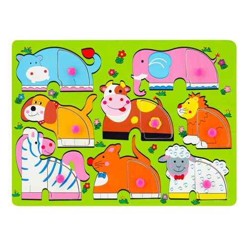 Puzzle animales madera ROYAL