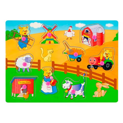 Puzzle granja madera ROYAL