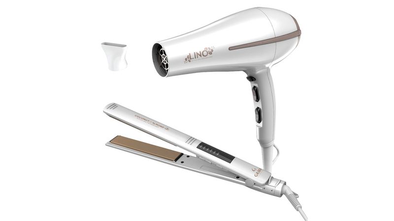 Pack secador de cabello+plancha de cabello Devoto