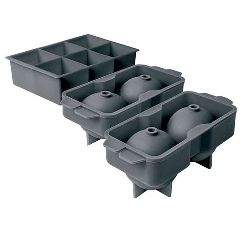 Set x 3 moldes en silicona para hielo TOVOLO