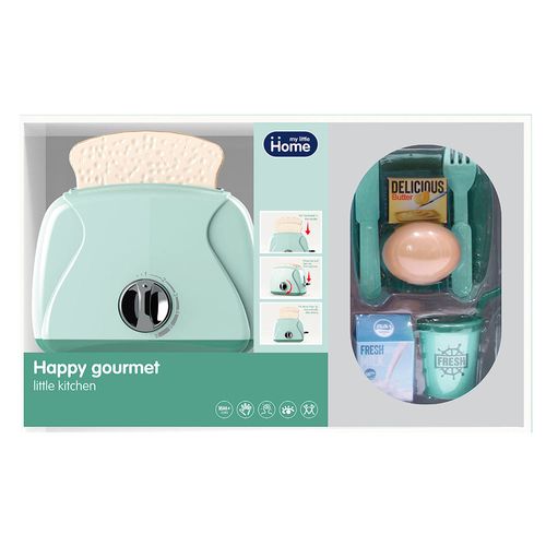 Tostadora con funciones y accesorios verde A10024