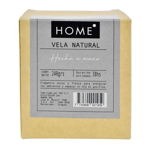 Vela de Soja HOME 240 g N° 8 Green Tea 7008