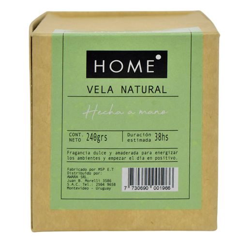 Vela de Soja HOME 240 g N° 10 Sandal Wooks 7004