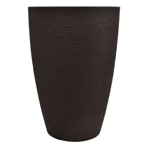 Macetal en Poliresina línea Moderna 30 x 19 x 44 cm Café