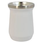 Mate-en-acero-inoxidable-blanco-200-ml-0
