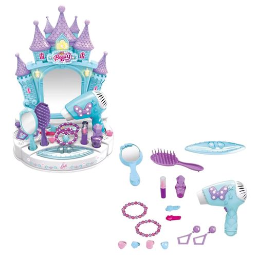 Tocador de mesa infantil con accesorios