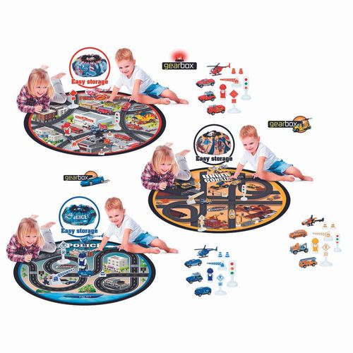 Playset con alfombra circular