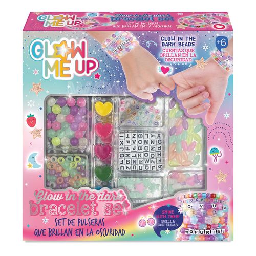 Set para hacer pulseras brillan en la oscuridad