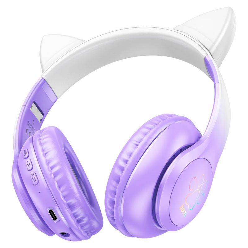 Auricular-HOCO-Modelo-W42-CAT-con-Orejas-Infantil-Purple-0