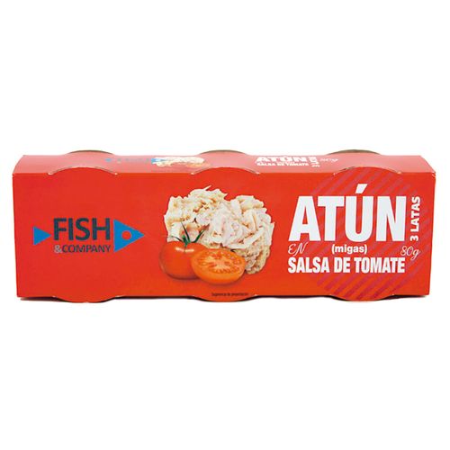 Atún Migas en Salsa de Tomate Fish Tripack 240 g