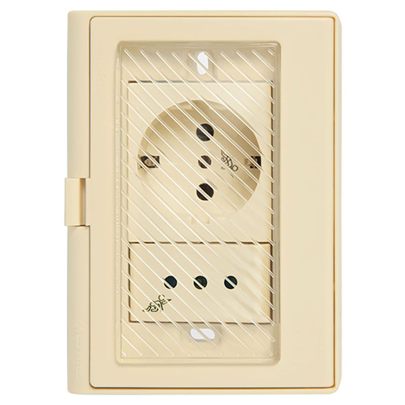 Plaqueta-Marfil-con-Membrana-Toma-Corriente---Schuko-0