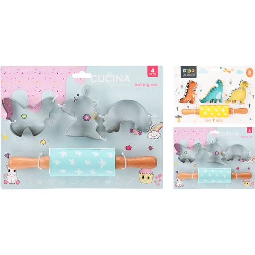 Set x4 piezas reposteria diseño infantil