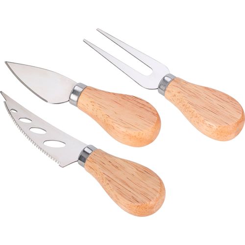 Set x3 utensilios de acero inoxidable para queso