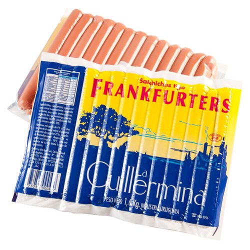 Frankfurters Largo LA GUILLERMINA x 27 un. 1.6 kg