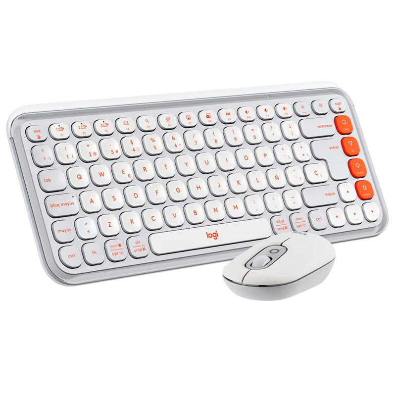 Combo-Inalambrico-LOGITECH-Pop-Icon-Blanco-0