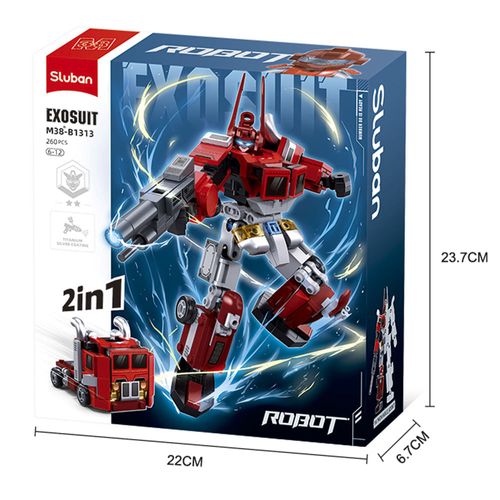 SLUBAN Robot Camión 260 piezas