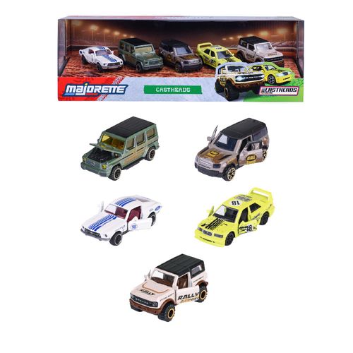 MAJORETTE Auto Castheads Pack x 5 un.